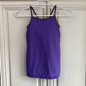 Ivivva by Lululemon girl’s tank top with bra liner